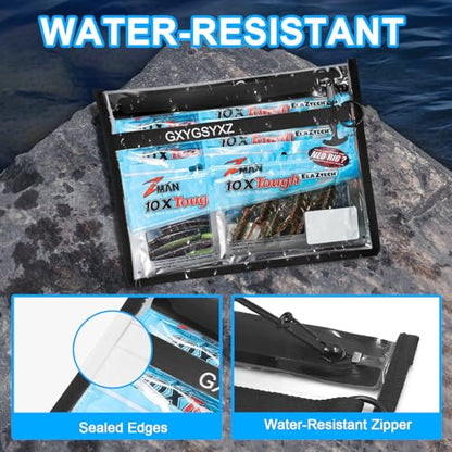 Fishing Gear Storage Bag Bait Storage Sealed Edges Waterproof Protection Durable and Sturdy Large Capacity PVC-Free Fishing Accessories Bag