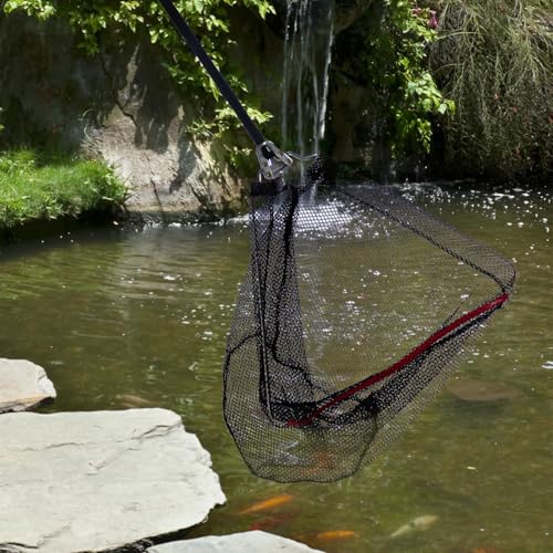 Fishing Net with Handle with Storage Bag,Portable Telescopic Fishing Net Telescoping Handle,Fish Net,Fishing Nets,Extend to 40-63 Inches for Kids Men Women