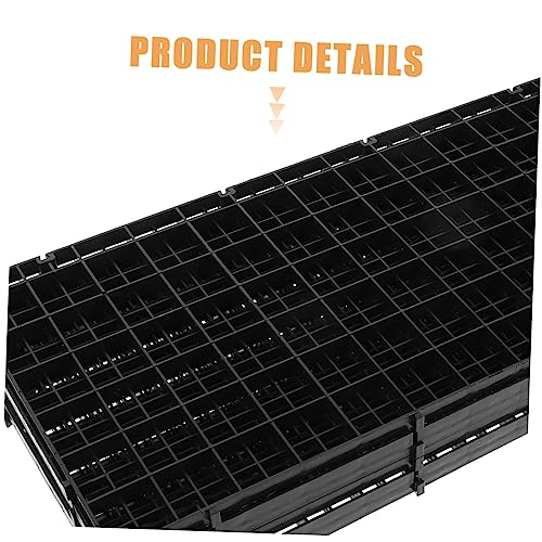 POPETPOP 6pcs Aquarium Filtration Plates Plastic Fish Tank Mesh Isolation Net for Filtration and Divider Use