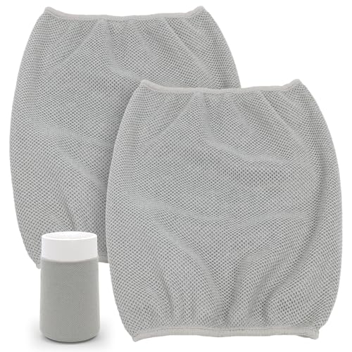 2-Pack Replacement Pre-Filter Cover for Blueair Blue Pure Mini Max Air Purifi-er, Gray Washable Fabric Filter, Traps Pet Dander, Pollen & Dust, Easy to Clean