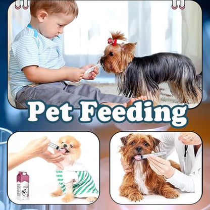 3ml Syringe for Liquid,Syringe Without Needle,Sterile Individually Packed 20pcs.