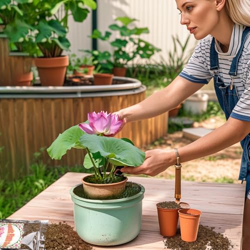 Doter Aquatic Soil for Plants 4.4LBS, Clay Aquarium Soil Suitable for Small Ponds & Water Plants Like Lotus & Water Lily, Safe for Fish & Aquatic Life - size: 4.4 LBS