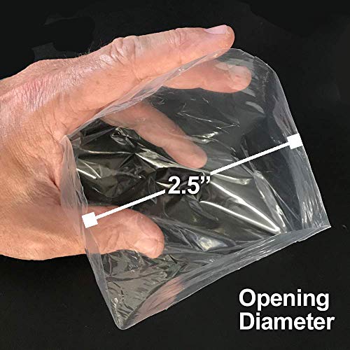 RESILIA Plastic, Leak-Proof Shipping Bags for Live Fish - 4" x 10" 2 Mil, 0.002 Inch, Double Bottom Seal, for Freshwater & Saltwater Fish, Case of 1000 - size: 1000 count