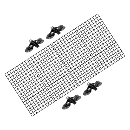 TEHAUX 1set Aquarium Isolation Panel Lattice Plate Black Spliced Divider Cups Easy to Install Fish Tank Divider for Breeding and Separation