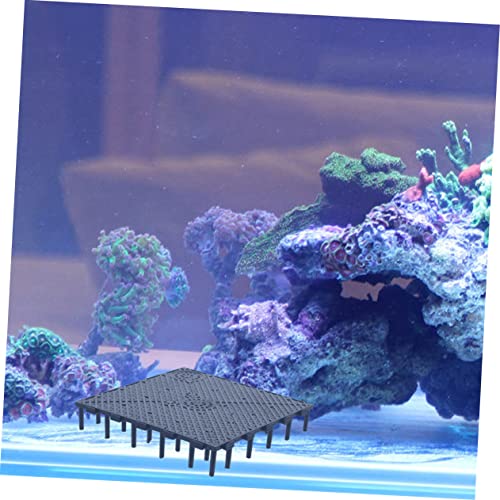 HANABASS 5pcs Aquarium Divider Trays Flexible Grid Divider for Fish Tank Isolation for Fish Prevention Easy to Assemble Bottom Plates