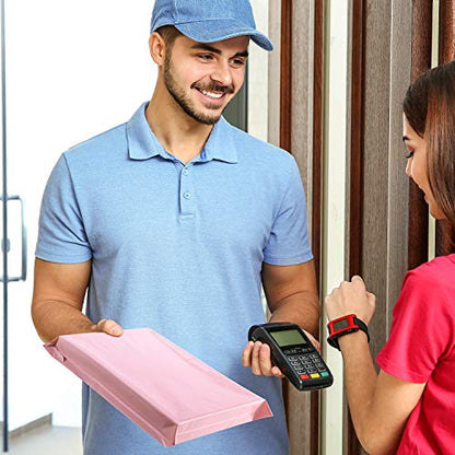 Metronic Poly Mailers 10X13 200 Pack, Strong Adhesive Shipping Envelopes for Clothing, Medium Shipping Bags for Small Businesses, Waterproof Mailers Poly Bags, Packages Bags Light Pink - size: 10x13 200PC