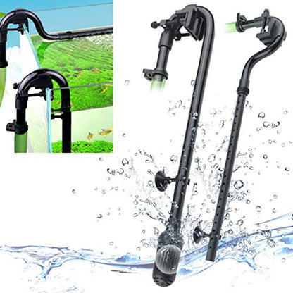 Bottone Canister Intake Outlet Tube Fish for External Filter Replacement Accessories with Strong Suction Cups