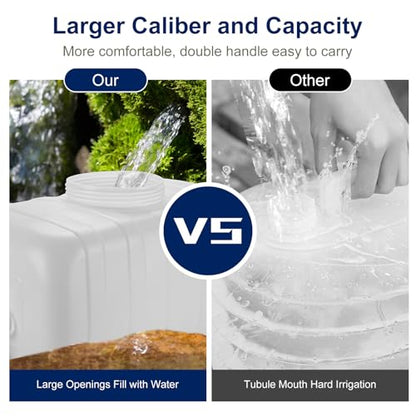 13.2 Gallon Water Tank with Faucet, Water Storage Container for Camping, Portable First Aid Water Storage for Outdoor Hiking, RV, Autonomous Driving Tour, 23.6 x 13 x 13.7in - size: 23.6 x 13 x 13.7in