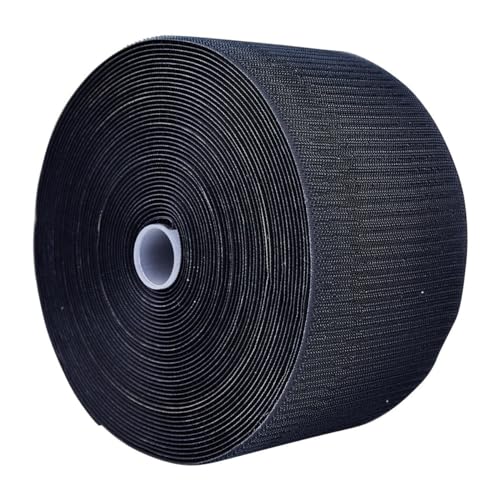 Century Hook Mat Fastener | 42' Long & 4" Wide | Hook Fastener for Carpet Bonded Foam Seams | Hook Mat Fasteners for Wrestling, Gymnastics, and Cheer Gym Floors (Black) - color: Black