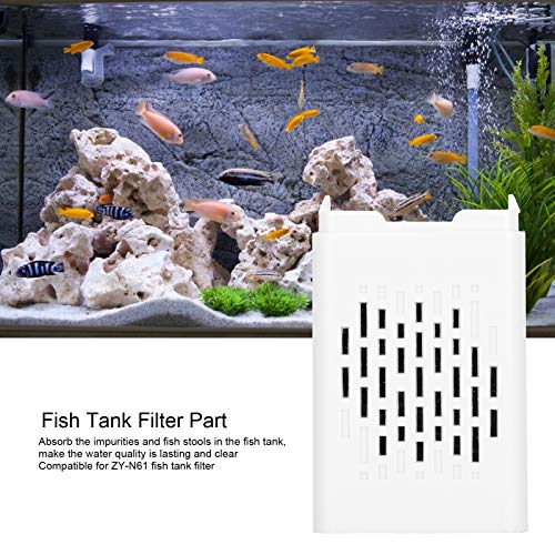 aqxreight 3Pcs Fish Tank Filter Bucket and Water Cleaning Filter Media Pad Aquarium Kits S Water Effect Disassemble Your Swimming Small Filtration Box Multi Layer Buckets Than