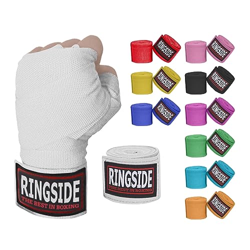 Ringside Mexican Style Boxing Hand Wraps 180" - color: White, size: 1 Pair