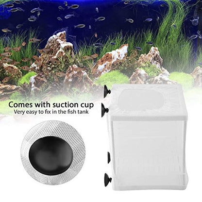 Fish Tank Breeder Net, Fish Breeding Box Multifunctional Isolation Mesh Box Aquarium Fish Tank Incubator Breeder Tank Divider Fish Fry Hatchery Breeder Box