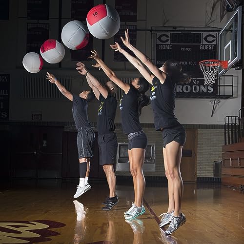 Gill Athletics PowerMax Soft Shelled Medicine Ball - Weighted Workout Ball, 14 Inch Diameter Med Ball, Medicine Balls for Exercise, Wall Ball for Strength Training - style: 6 LB