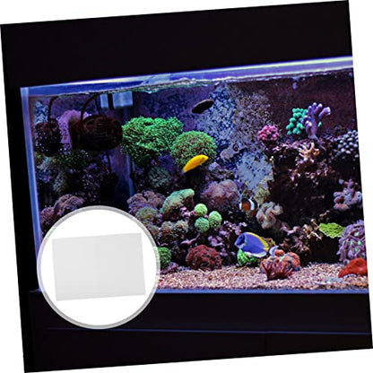 Reptile Terrarium Cushioning Mat Thickened Non- Fish Tank Pad Bottom Mat for Aquarium Lightweight Insulation Compression Resistance - color: White