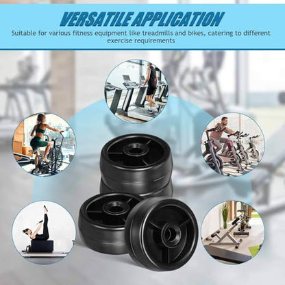 DECHOUS Plastic Roller Wheel Replacement for Fitness Equipment