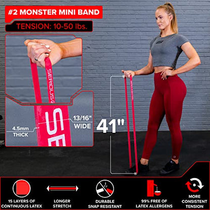 Assisted 41" Pull-Up Band, Resistance & Stretch, Powerlifting & Pull-up Assist Loop (Single Band) - style: #2 (10-50 lbs)