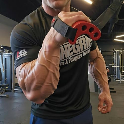 WristMax - Fingers & Wrist Trainer, Arm Strength Exerciser, Best Way to Get Big Forearms, Fitness Equipment for Gym and Home Training, ARM SPORT (Size: Large)