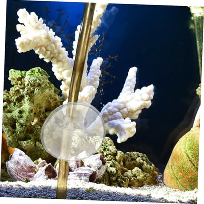 40pcs Soft Clip Holders for Aquarium Oxygen Tubing Cup Fasteners with Card Slot Convenient and Space-Saving Aquarium Pipe Clamp