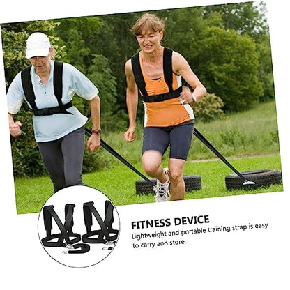 2pcs Weight Bearing Shoulder Straps Resistance Training Belt