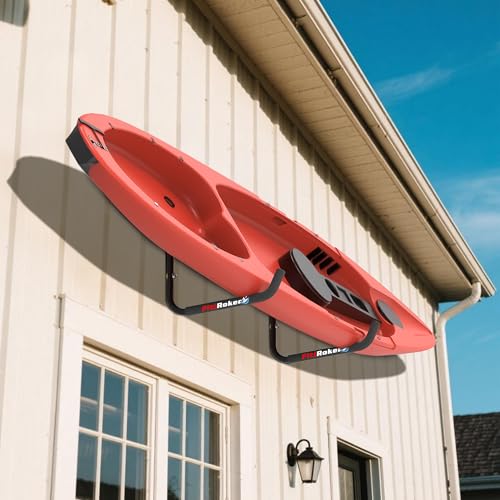 Kayak Storage Rack 120LB Wall Mounted Kayak Hook - style: Round Tube