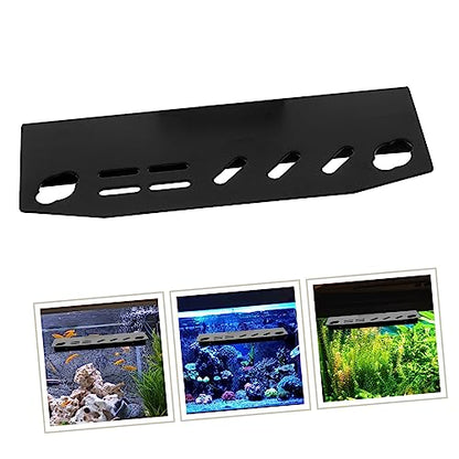 Mikikit Aquarium Tool Holder Wall-Mounted Organizer for Fish Tank Maintenance Tools and Stable Storage Rack for Aquatic Pruning Scissors and Tweezers Easy Installation Screws