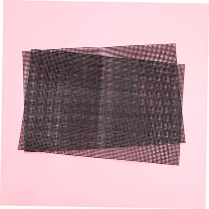 BESPORTBLE 5PCS Cuttable Plastic Mesh Grid for DIY Projects Durable Handmade Mesh Multi Purpose Square for Fish Tanks Crafting and Home Use Black - color: Black