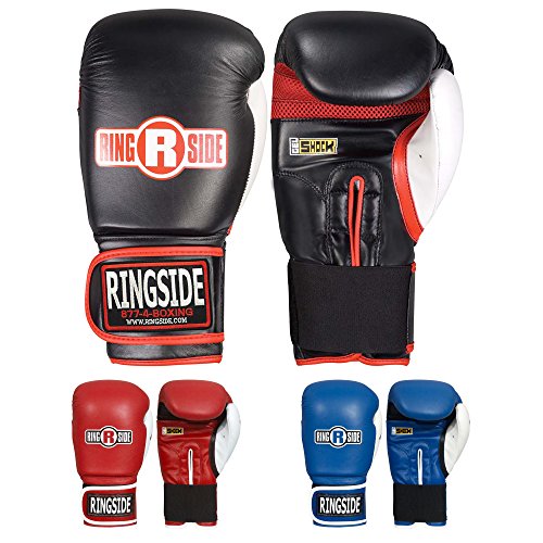 Ringside Gel Shock Boxing Super Bag Gloves - color: Red, size: Large