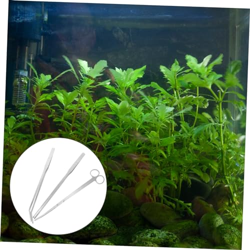 Sosoport -in-one Aquarium Maintenance Tools Scissor Tweezer Leveler Kit for Plant Trimming Cleaning Aquascaping