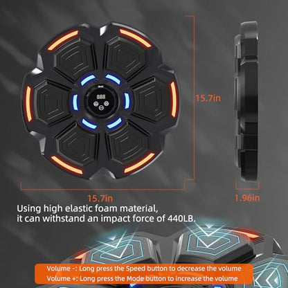 Music Boxing Punching Machine for Adults - 9 Modes & 9 Speeds Bluetooth