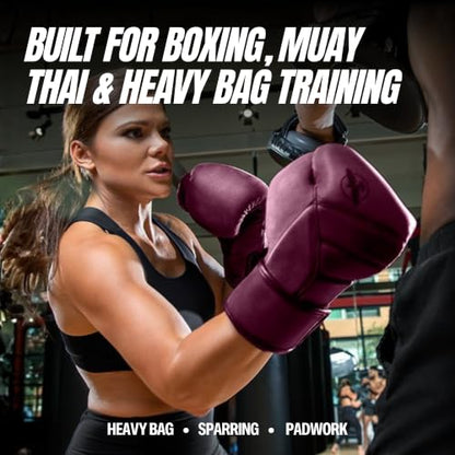 Hayabusa T3 LX Leather Boxing Gloves - color: Indigo, size: 14oz
