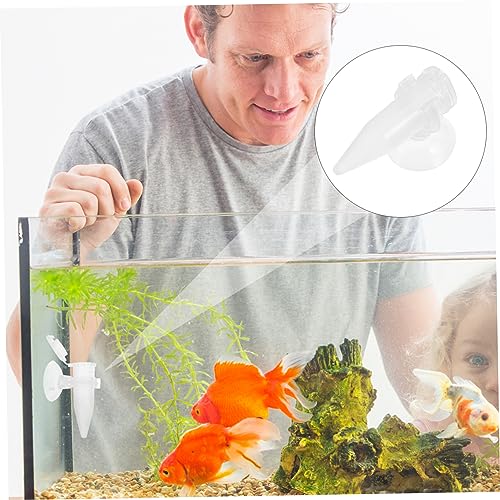 VICASKY 5pcs Mini Shrimp Feeder with Cup Automatic Fish Food Dispenser for Aquariums Easy to Clean and Observe for Shrimp and Fish Feeding