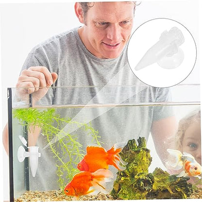 VICASKY 5pcs Mini Shrimp Feeder with Cup Automatic Fish Food Dispenser for Aquariums Easy to Clean and Observe for Shrimp and Fish Feeding