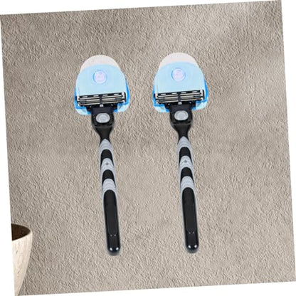 DOITOOL 10pcs Plastic Razor Holders Suction Cups Wall Razor Storage Rack for Efficient Space-saving Showers Durable Bathroom Shaving Tool Stand Compact Design Easy Installation