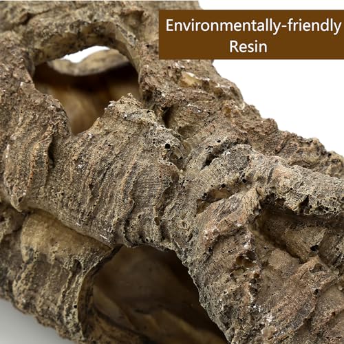 Large Reptile Hide, 12”, Aquarium Decor, Territorial Fish Hideaway, Hideout House, Reptile Decoration