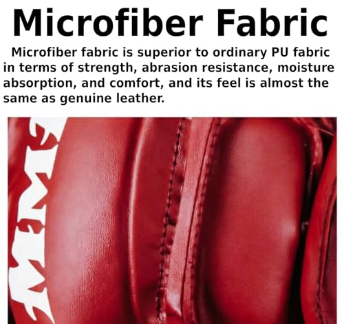 MMA Gloves Grappling Sparring, Mixed Martial Arts Mitts Men Women Boxing Gloves, Combat Sports Training, Muay Thai, Kickboxing, Open Palm Training Gloves for Grappling - color: Red