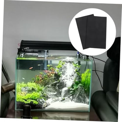UPKOCH 2pcs Aquarium Leveling Mat: 19.6 X 11.7 Inch Non-Slip Shockproof Cushion - Thicken Fish Tank Pad for Under Tank Support Accessories