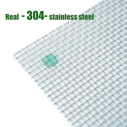 LINLAN 9 Pieces 3.1X3.1in (8X8cm) Aquarium Moss Mesh, 304 Stainless Steel Aquatic Moss Wall, Easy to Cut, for Fixing and Propagating Aquatic Mosses, DIY Aquarium Filtration, and Aquascaping - size: 9 PCS