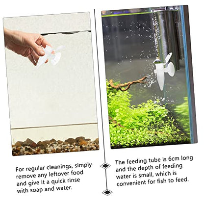 POPETPOP 5pcs Mini Shrimp Hatchery Feeder Cup Design for Observation Aquarium Shrimp Feeding for Freshwater and Tanks