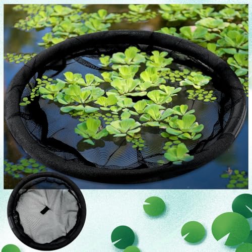 2Pack Round Floating Flora Fish Barrier Floating Island Plant Protector Floating Flora Island for Pond Protects Your Floating Plants from Pond Fish