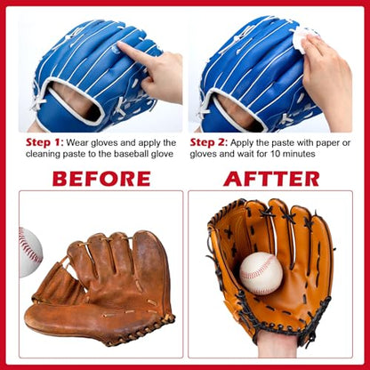 2 Pcs Baseball Glove Conditioner Leather Conditioner Cream Softball Baseball Glove for Break in Gloves Leather Sports Equipment Improving Flexibility