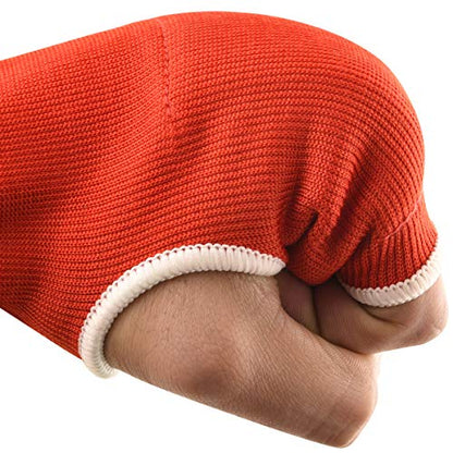 FISTRAGE Boxing Hand Wraps Inner Gloves for Punching, Elasticated Padded Bandages Under Mitts, Quick Long Wrist Support, Fist Protector, Great for MMA, Kickboxing, Martial Arts Training