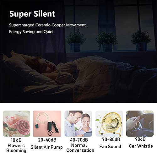 Aquarium Air Pump Mini USB Fish Tank Oxygen Air Pump Portable Ultra Silent Air Aerator Pump Energy Saving Oxygen Bubbler with Air Stone and Single Outlet Silicone Tube 1W - color: Black