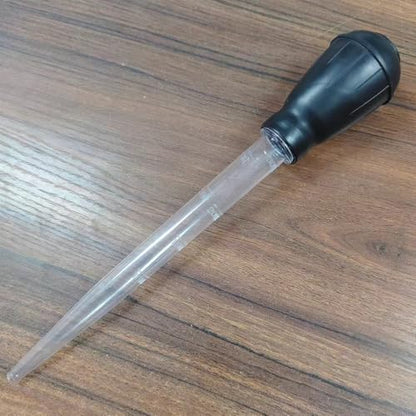 30mL Manual Fish Tank Cleaning Waste Remover,Black Aquarium Clean Pipette Dropper with Precise Scale Marks,Essential Aquarium Cleaning Tools for Gravel Cleaning