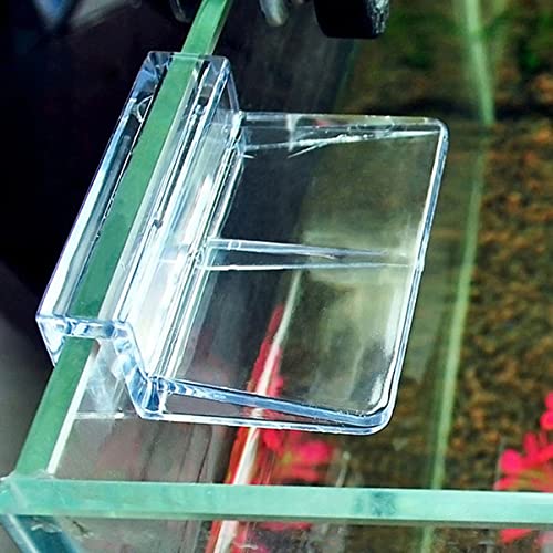 COLLBATH 10Pcs Aquarium Support Bracket for Fish Tank Covers Durable Plastic Fish Tank Cover Frame Holder for Home Aquariums