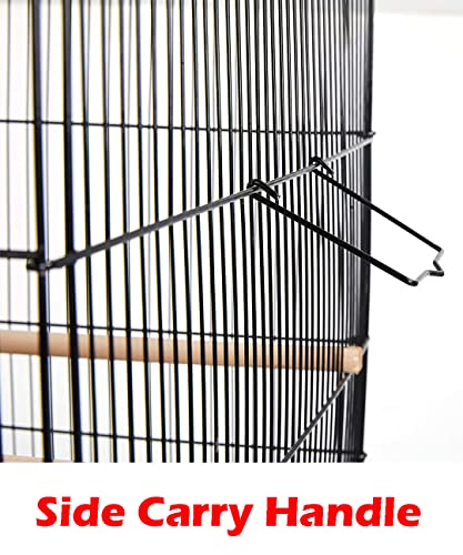 Lot of Breeding Bird Flight Cages for Canary Parakeet Aviaries Budgies Lovebird Finch (24" Black Divider) - color: 24" Black Divider