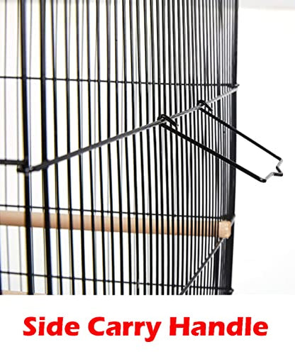 Lot of Breeding Bird Flight Cages for Canary Parakeet Aviaries Budgies Lovebird Finch (24" Black Divider) - color: 24" Black Divider