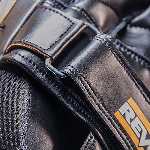 Revgear Boxing Pads Gel Focus - Boxing Mitts, Boxing Training Pads, Adjustable Hook and Loop Closure, Durable Synthetic Leather, Anti Shock Gel - Pair