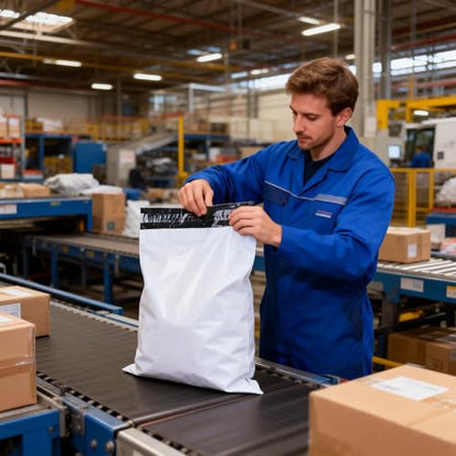 10"x13" Poly Mailers，White Shipping and Envelope Bags Pack of 200 - size: 10"x13"