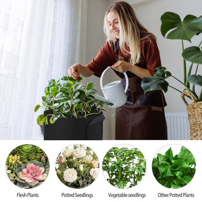 10 Pack Lily Plant Pots for Pond, Aquatic Pond Planter for Pond Reusable Pond Plant Basket Grow Bags for Pond, Aquatic Plants, Potato, Carrot, Onion, Flower (1 Gallon) - size: 1 Gallon