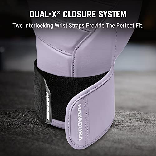 Hayabusa T3 Kanpeki Leather Boxing Gloves - color: Wisteria Purple, size: 14oz